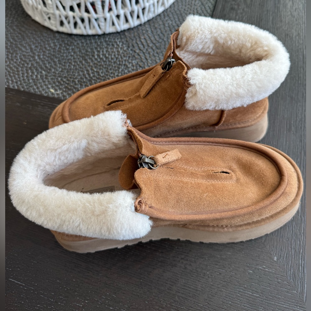 UGG Funkette Boots - Chestnut Suede (Sold Out Online)w - Picture 2 of 7
